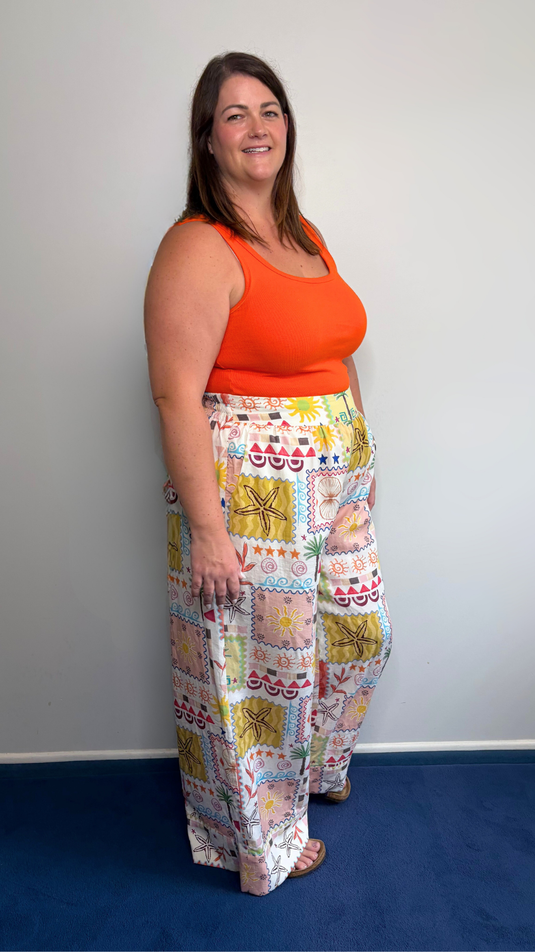 Rach Rib Tank - Orange