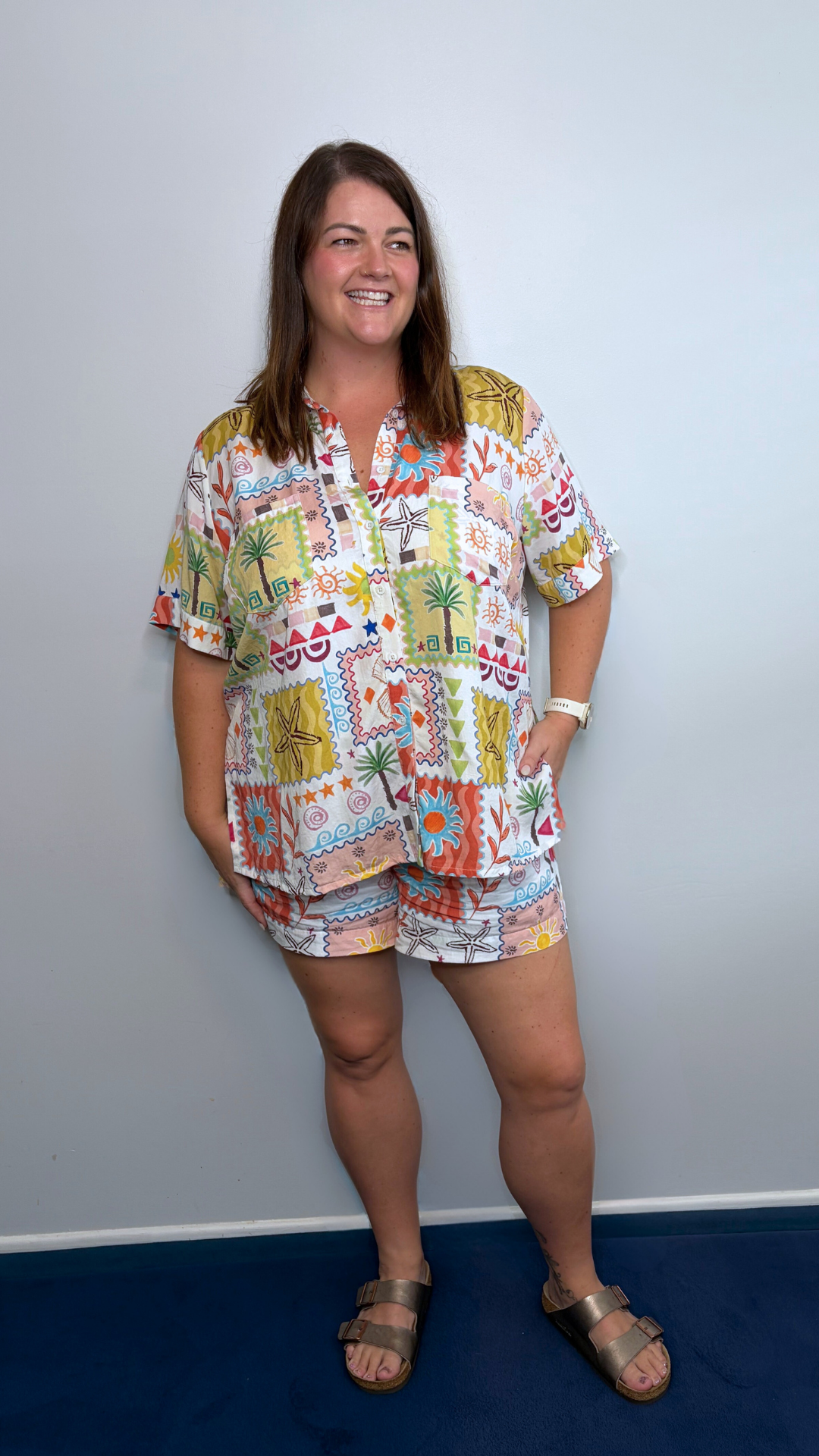 Emma Resort Shirt - Soleil