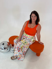 Rach Rib Tank - Orange