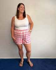 Verona Restort Shorts - Houndstooth