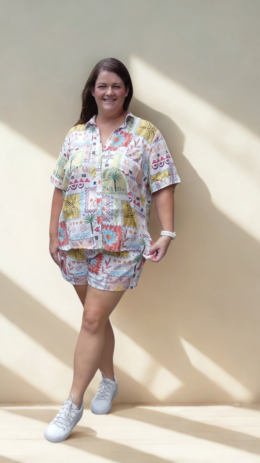 Emma Resort Shirt - Soleil